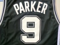 Camisetas NBA de Tony Parker San Antonio Spurs Negro