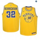 Camisetas de NBA Ninos Golden State Warriors Marcus Derrickson Oro Hardwood Classics 19/20