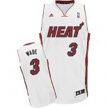 Camisetas NBA de Dwyane Wade Miami Heats Blanco