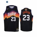 Camisetas NBA Ninos Phoenix Suns Cameron Johnson Negro Ciudad 2021