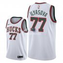 Camisetas NBA de Ersan Ilyasova Milwaukee Bucks Retro Blanco 18/19