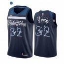 Camisetas NBA 2020 Navidad Minnesota Timberwolvs Karl Anthony Towns Marino