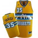Camisetas NBA de Kenneth Faried Denvor Nuggets Rev30 Amarillo