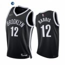 Camisetas NBA de Brooklyn Nets Joe Harris 75th Season Diamante Negro Icon 2021-22
