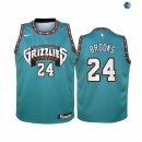 Camisetas de NBA Ninos Memphis Grizzlies Dillon Brooks Verde Hardwood Classics