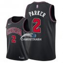 Camisetas NBA de Jabari Parker Chicago Bulls Negro Statement 17/18