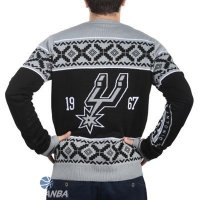 NBA Unisex Ugly Sweater San Antonio Spurs Gris