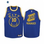Camisetas de NBA Ninos Golden State Warriors Brad Wanamaker Azul Hardwood Classics 2020-21