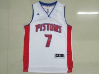 Camisetas NBA de Brandon Jennings Detroit Pistons Blanco