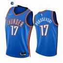 Camisetas NBA de Oklahoma City Thunder Aleksej Pokusevski 75th Season Diamante Azul Icon 2021-22