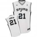 Camisetas NBA de Tim Duncan San Antonio Spurs Rev30 Blanco