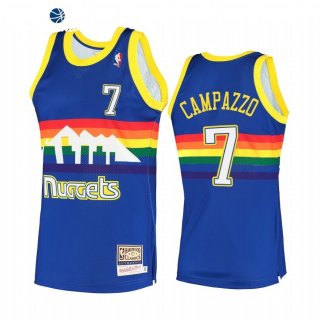 Camisetas NBA Denver Nuggets Facundo Campazzo Azul Hardwood Classics