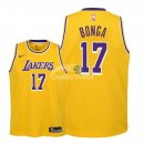 Camisetas de NBA Ninos Los Angeles Lakers Isaac Bonga Amarillo Icon 18/19