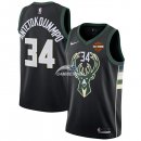 Camisetas NBA de Giannis Antetokounmpo Milwaukee Bucks Negro 17/18