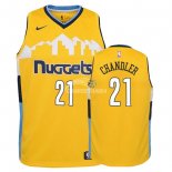 Camiseta NBA Ninos Denver Nuggets Wilson Chandler Amarillo Statement 2018