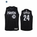 Camisetas de NBA Ninos Edición ganada Brooklyn Nets Noah Vonleh Negro 2021