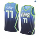 Camisetas NBA de Luka Doncic Dallas Mavericks Nike Azul Ciudad 19/20