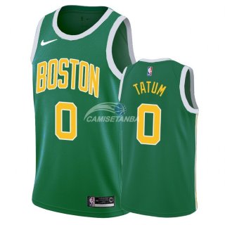 Camisetas NBA Edición ganada Boston Celtics Jayson Tatum Verde 2018/19