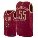 Camisetas NBA de Isaiah Hartenstein Houston Rockets Nike Rojo Ciudad 18/19