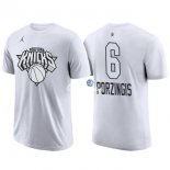 Camisetas NBA de Manga Corta Kristaps Porzingis All Star 2018 Blanco