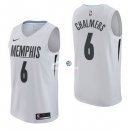 Camisetas NBA de Mario Chalmers Memphis Grizzlies Nike Blanco Ciudad 17/18