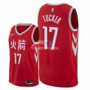 Camisetas NBA de P.J. Tucker Houston Rockets Nike Rojo Ciudad 2018