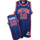 Camisetas NBA de Dennis Rodman Detroit Pistons Azul