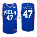 Camisetas NBA de Tiago Splitter Philadelphia 76ers Azul 17/18