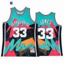 Camisetas NBA Toronto Raptors NO.33 Tre Jones Teal Throwback 2022