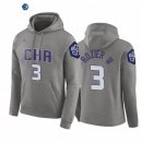 Sudaderas Con Capucha NBA Charlotte Hornets Terry Rozier III Gris Ciudad 2019-20