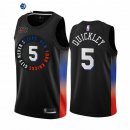 Camiseta NBA de Immanuel Quickley New York Knicks Negro Ciudad 2020-21
