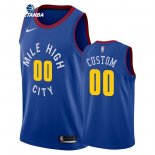 Camisetas NBA Denver Nuggets Personalizada Azul Statement 2018-19
