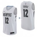 Camisetas NBA de Tyreke Evans Memphis Grizzlies Nike Blanco Ciudad 17/18