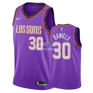 Camisetas NBA de Troy Daniels Phoenix Suns Nike Púrpura Ciudad 18/19