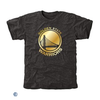 Camisetas NBA Golden State Warriors Negro Oro