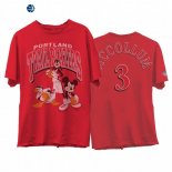 T-Shirt NBA Portland Trail Blazers C.J. McCollum Disney X Junk Food Rojo 2020