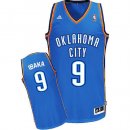 Camisetas NBA de Ibaka Oklahoma City Thunder Rev30 Azul