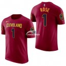 Camisetas NBA de Manga Corta Derrick Rose Cleveland Cavaliers Rojo 17/18