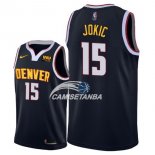 Camisetas NBA de Nikola Jokic Denvor Nuggets Marino Icon 17/18