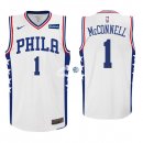 Camisetas NBA de T.J. McConnell Philadelphia 76ers Blanco 17/18