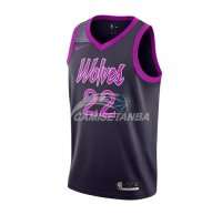 Camisetas de NBA Ninos Minnesota Timberwolves Andrew Wiggins Nike Púrpura Ciudad 18/19