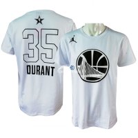 Camisetas NBA de Manga Corta Kevin Durant All Star 2018 Blanco