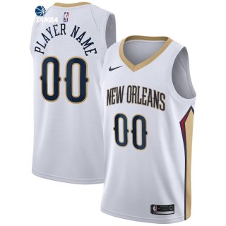 Camisetas NBA New Orleans Pelicans Personalizada Blanco Association 2019-20