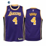 Camisetas NBA Ninos Los Angeles Lakers Rajon Rondo Purpura Statement 2021-22