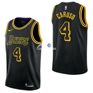 Camisetas NBA de Alex Caruso Los Angeles Lakers Nike Negro Ciudad 17/18