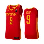 Camisetas Copa Mundial de Baloncesto FIBA 2019 Spain Nacho Llovet Rojo