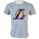 Camisetas NBA Los Angeles Lakers Nike Gris