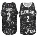 Camisetas NBA Luces Ciudad Irving Cleveland Cavaliers Negro