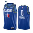 Camisetas NBA de Damian Lillard All Star 2020 Azul