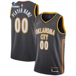 Camisetas NBA Oklahoma City Thunder Personalizada Negro Ciudad 2019-20